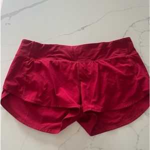 Lululemon Red shorts